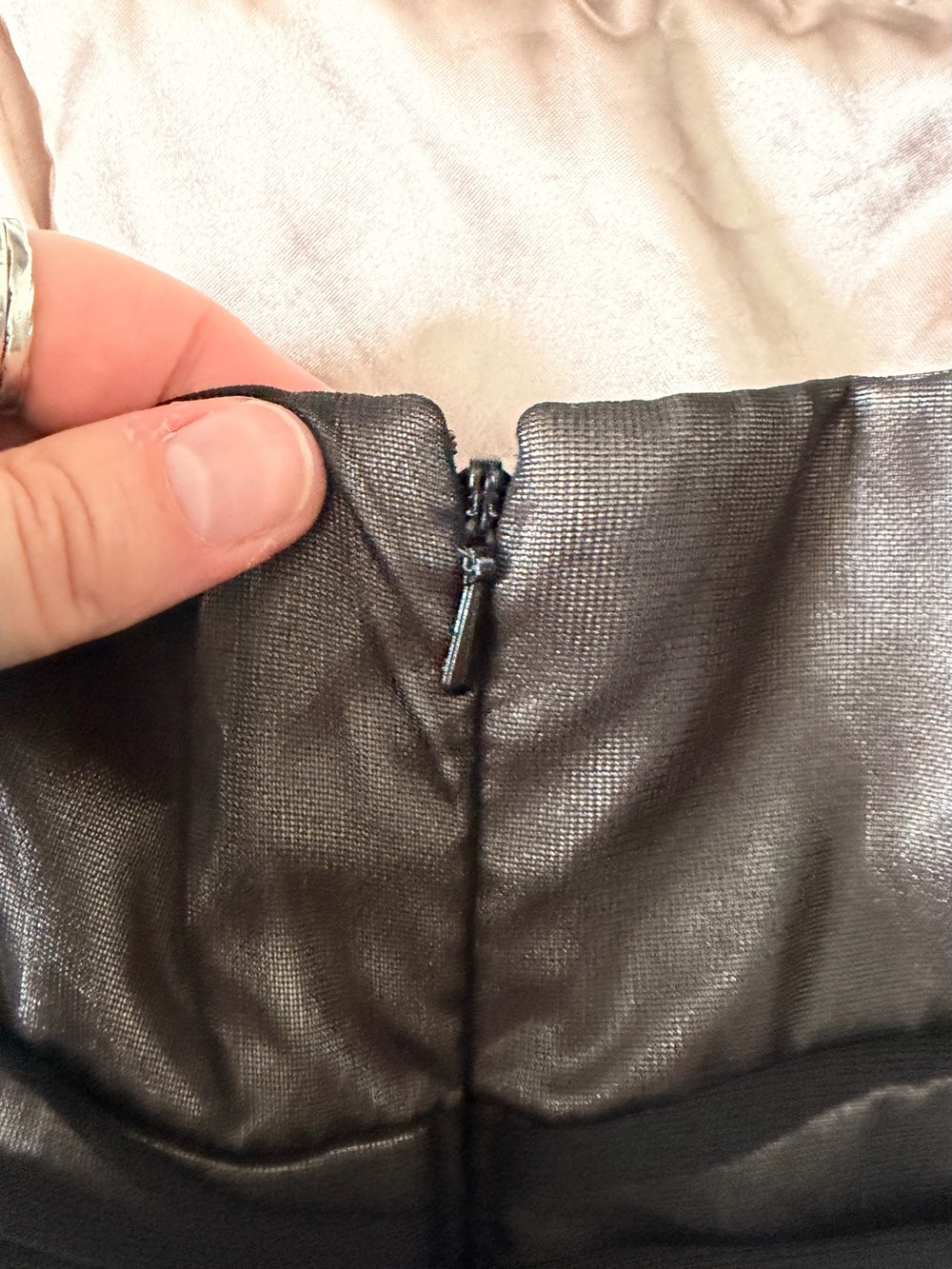 Dressbarn Collection Black Metallic Ruffle Dress - Picture 6 of 9